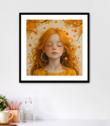 Carrot Top Kid- Framed Fine Art Print