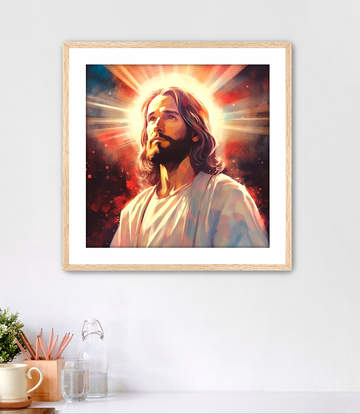 Divine Grace Jesus - Framed Fine Art Print