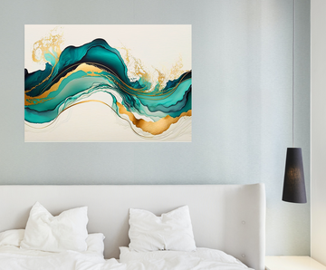 Gorgeous Flowing Abstract I - Printed Canvas