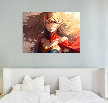Superhero Blonde - Printed Canvas