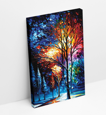 Impasto Tree I - Printed Canvas