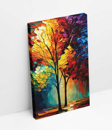Impasto Tree II - Printed Canvas