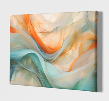 Translucent Silk Abstract - Printed Canvas