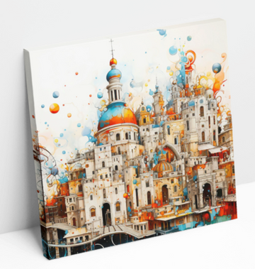 Abstract  Italian-European Architecture - Printed Canvas