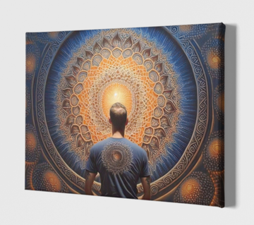 Mandala Man - Printed Canvas