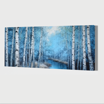 Blue Birch - Printed Canvas