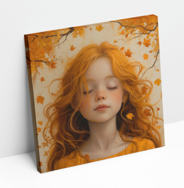 Carrot Top Kid - Printed Canvas