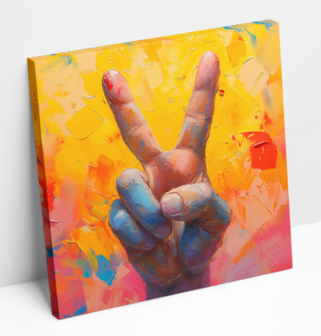 Peace Out - Printed Canvas