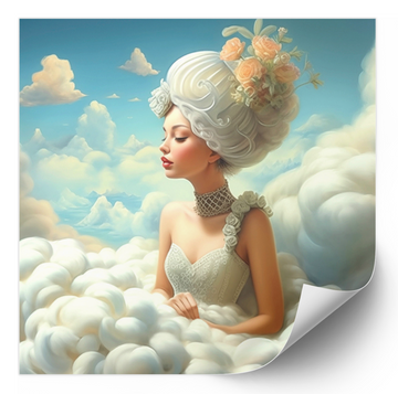 Cotton Clouds Princess - Fine Art Poster