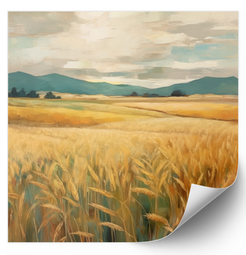 Fields of Wheat - Fine Art Poster