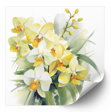 Yellow Orchids - Fine Art Poster