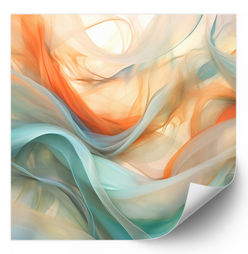 Translucent Silk Abstract - Fine Art Poster