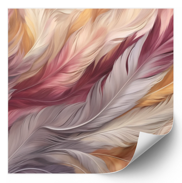 Luxurious Warm Feathers - Fine Art Poster
