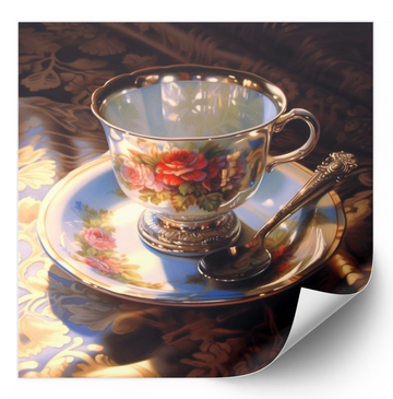 Ornate Tea Cup - Fine Art Poster