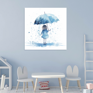 Umbrella Girl - Printed Canvas