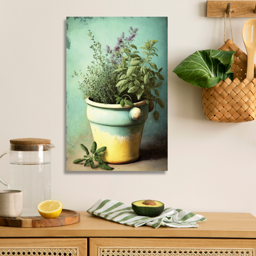 Fresh Herbs - Printed Canvas