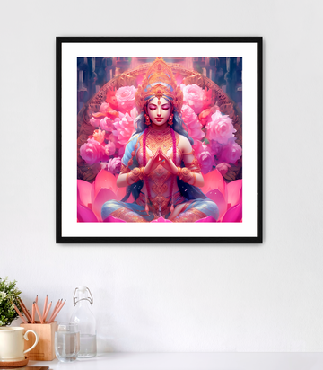 Goddess Lakshmi - Framed Fine Art Print
