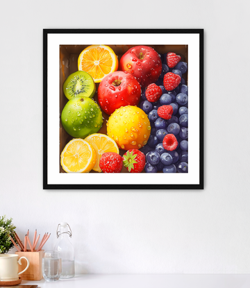 Box of Fruit - Framed Fine Art Print