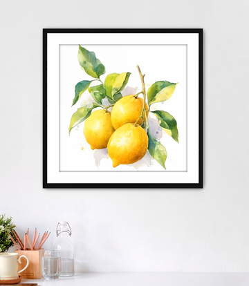 Luscious Lemons - Framed Fine Art Print