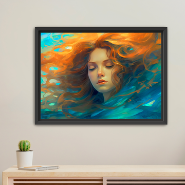 Dream Wave- Framed Canvas Print