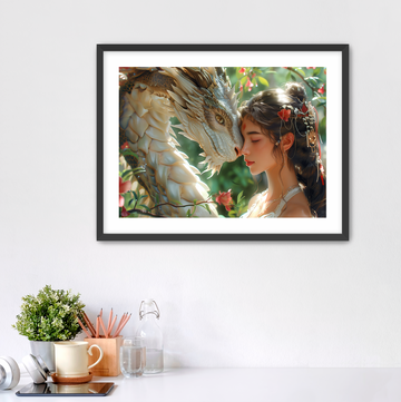 Dragon Princess - Framed Fine Art Print