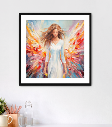 Angelic Spectrum - Framed Fine Art Print