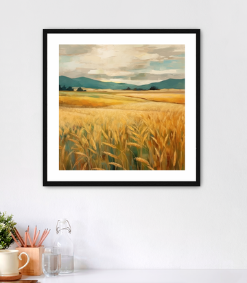 Fields of Wheat - Framed Fine Art Print