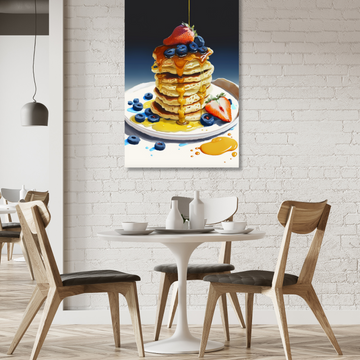 Stacked Pancakes - Printed Canvas