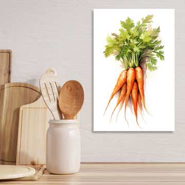 Carrots Watercolor - Printed Canvas