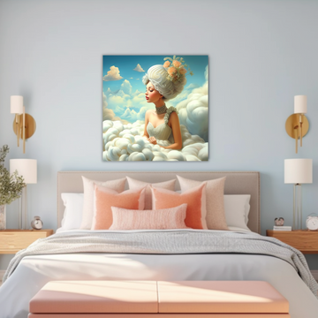 Cotton Clouds Princess - Printed Canvas