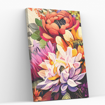 Bright Bunch of Flowers III -Printed Canvas