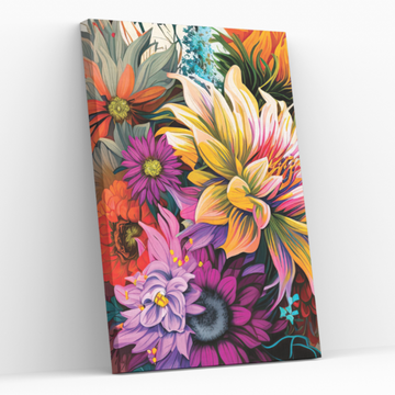 Bright Bunch of Flowers I -  Printed Canvas