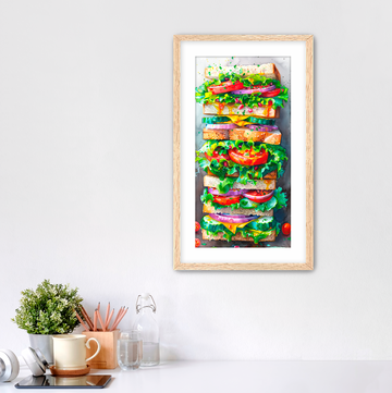 Sandwich Stack - Framed Fine Art Print