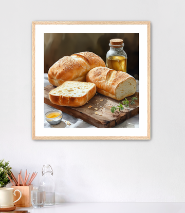 Fresh Baked Bread - Framed Fine Art Print