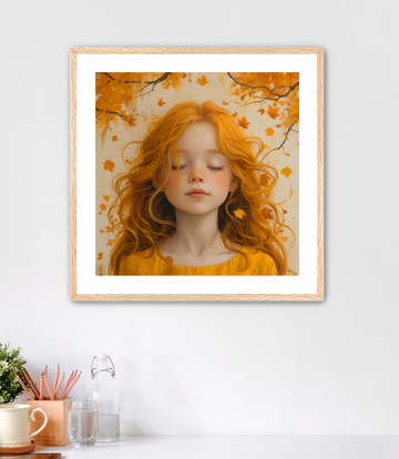 Carrot Top Kid- Framed Fine Art Print