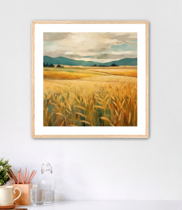 Fields of Wheat - Framed Fine Art Print
