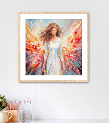 Angelic Spectrum - Framed Fine Art Print