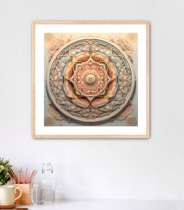 Ornate Mandala - Framed Fine Art Print