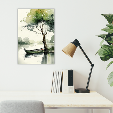 Serene Lake - Printed Canvas