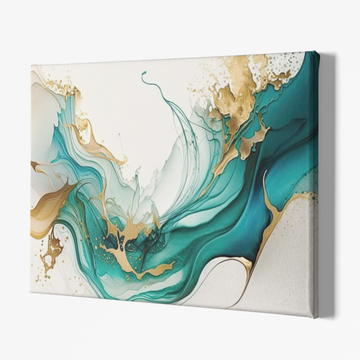 Gorgeous Flowing Abstract II - Printed Canvas
