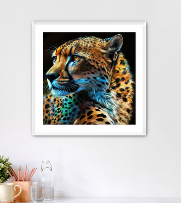 Cheetah Bright Highlights - Framed Fine Art Print