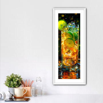 Refreshing Tall Drink - Framed Fine Art Print