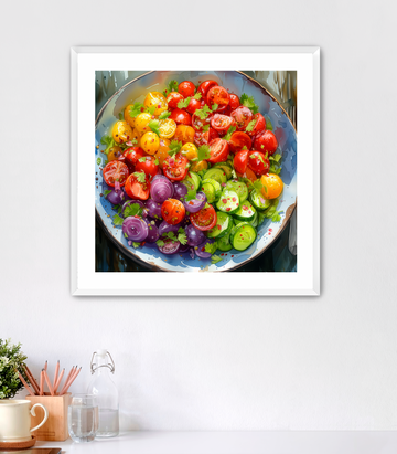 Tomato Salad- Framed Fine Art Print